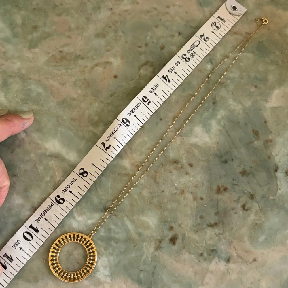 Tiffany & Co. Circular Gold Necklace - Picture 6 of 8